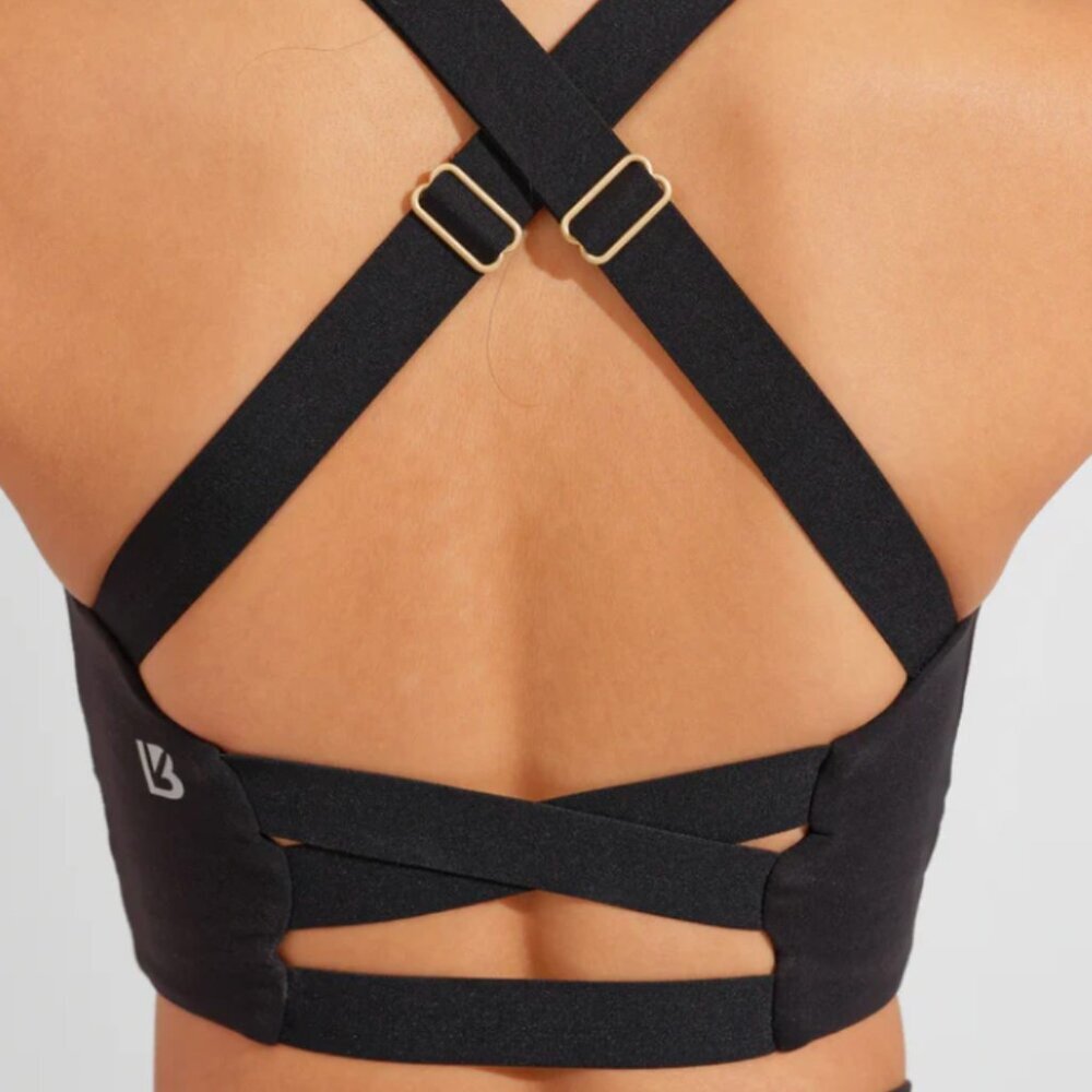 Buffbunny candy wrap sports bra XXS BLACK